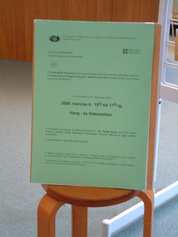 bc001.jpg - Webenglish Workshop 2009. március 6-án a Hang- és Videotárban